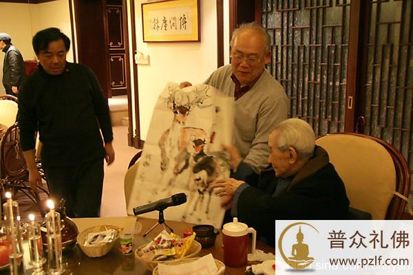 为南怀瑾老师画像
